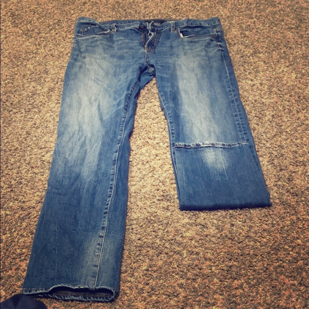 Blue skinny jeans from Aeropostale